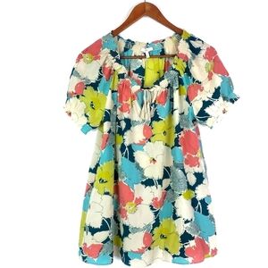 Joie 100% silk off the shoulder floral top